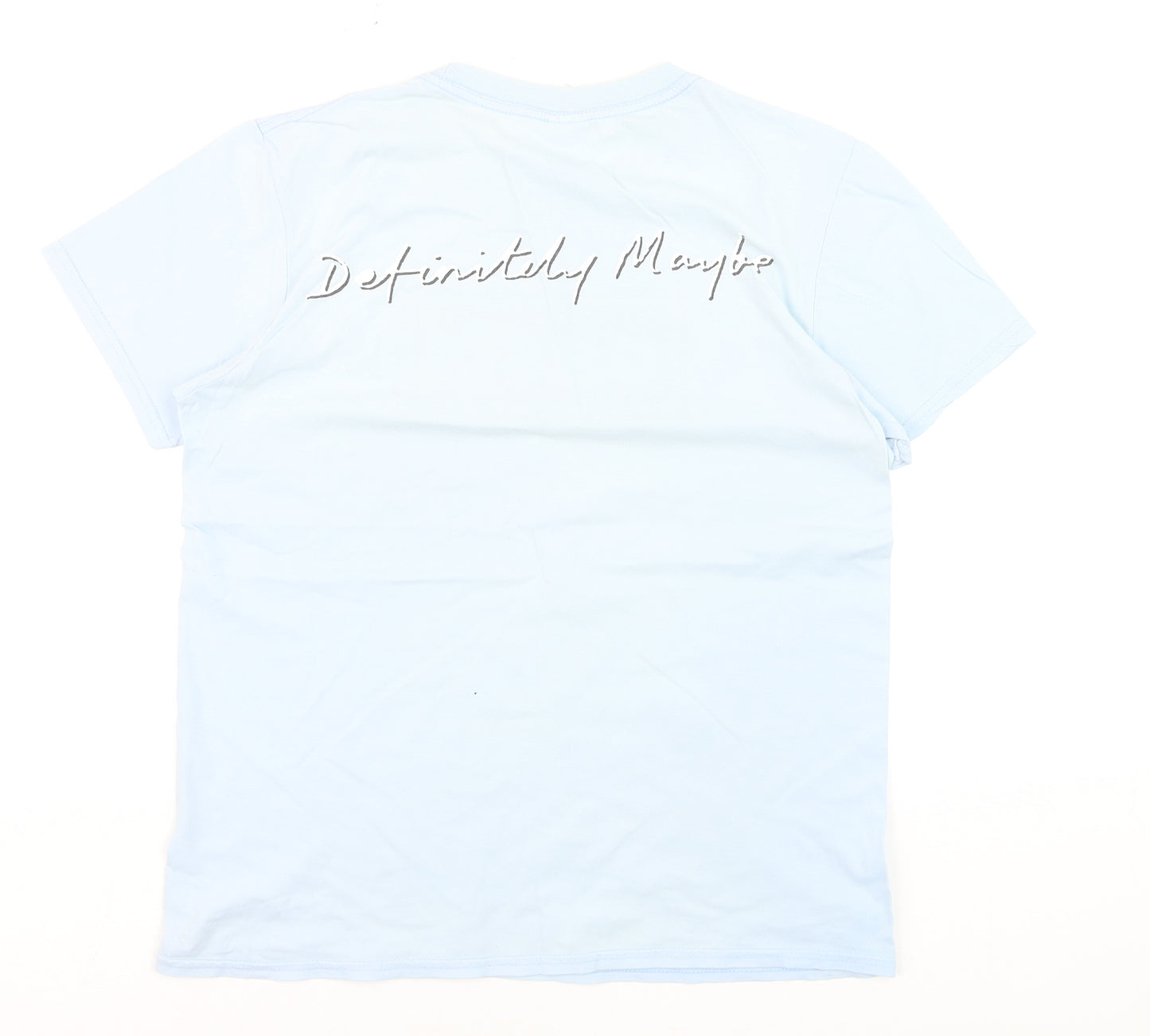 Gildan Women's Blue Oasis T-Shirt Music Band Medium
