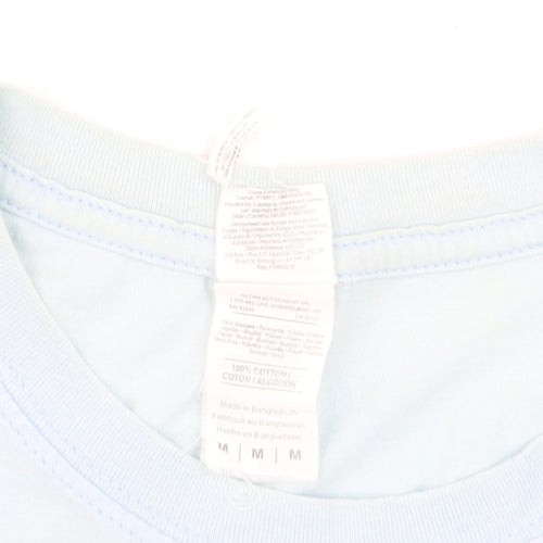 Gildan Women's Blue Oasis T-Shirt Music Band Medium