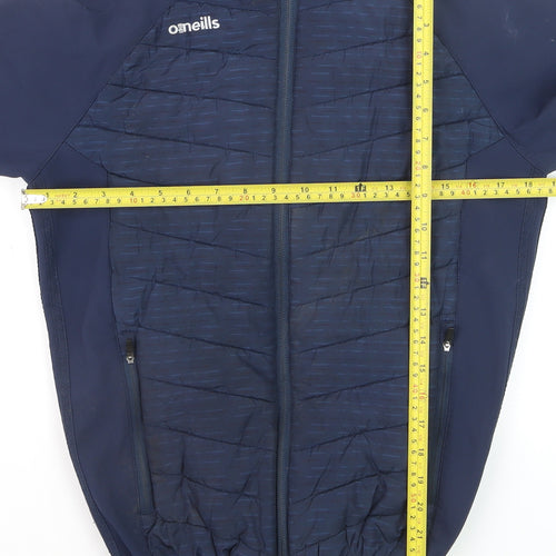 O’Neills Teens Blue Hooded Softshell Puffer Jacket Size 164