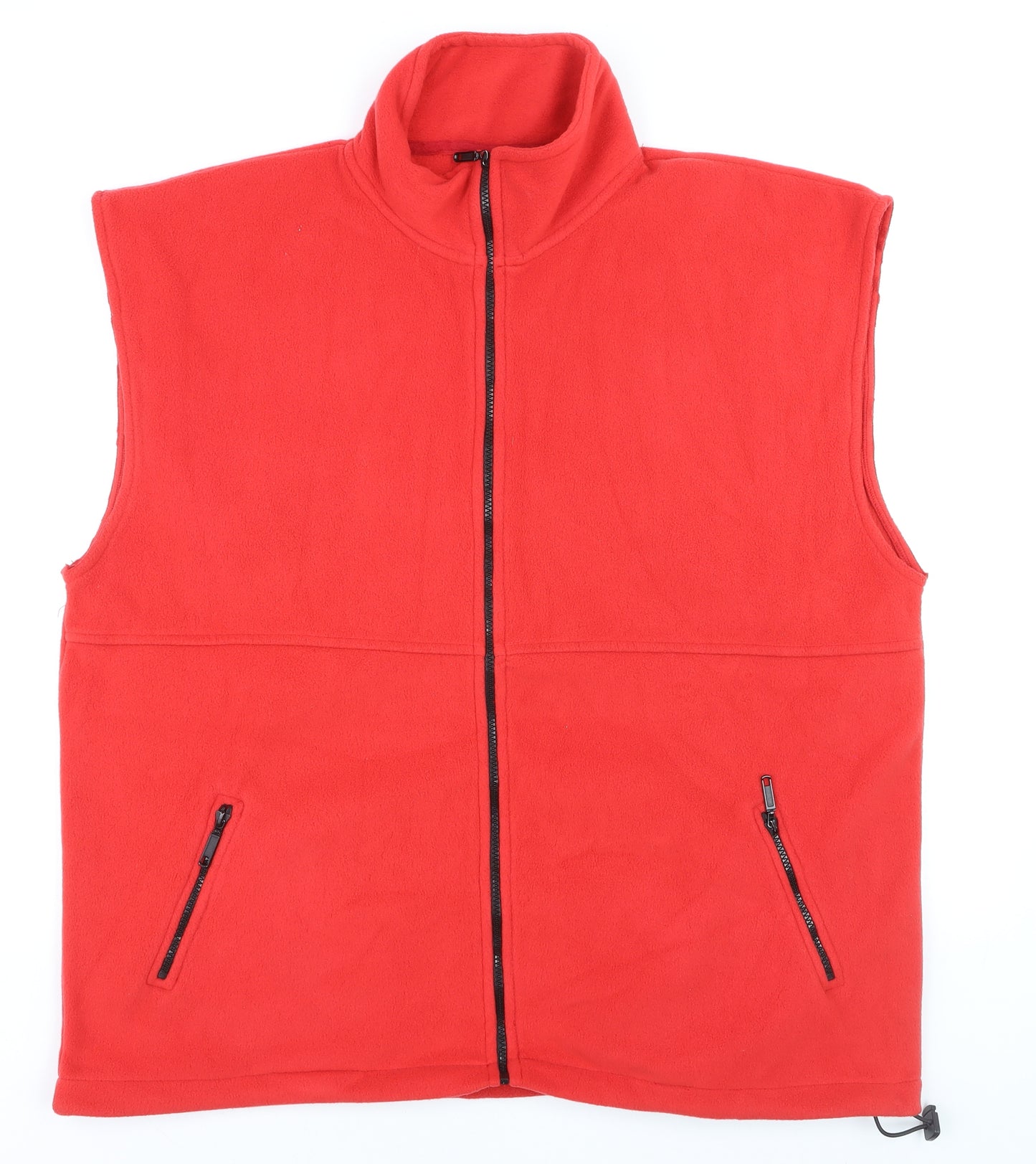 Polarware Men's Red Fleece Waistcoat Bodywarmer XL Outdoor Vest