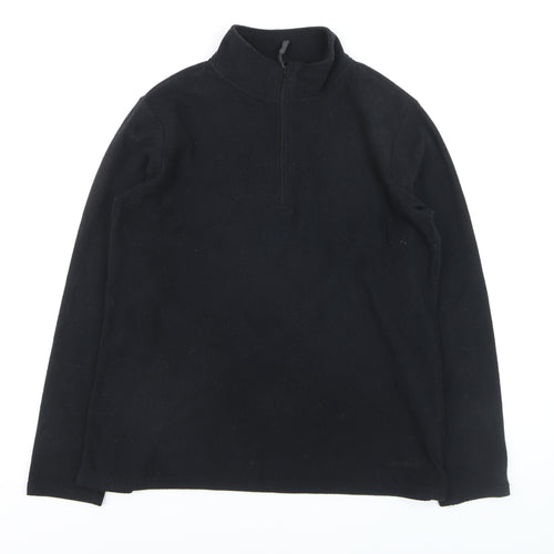 Peter Storm Women's Black 1/2 Zip Fleece Pullover Size 18