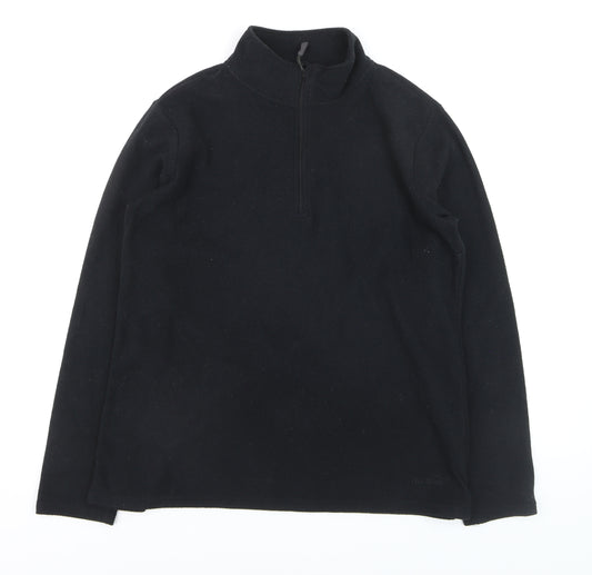 Peter Storm Women's Black 1/2 Zip Fleece Pullover Size 18
