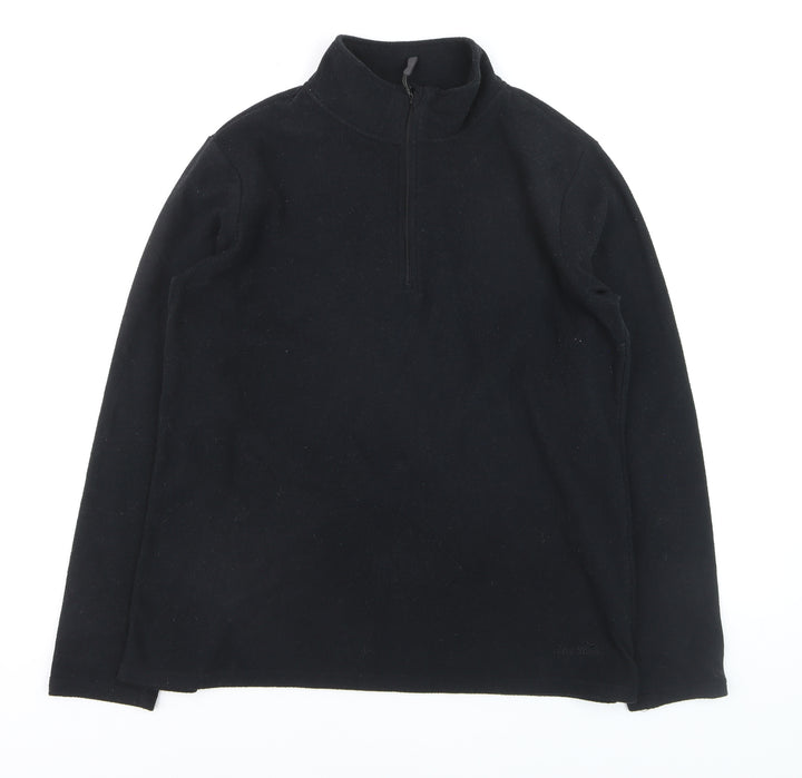 Peter Storm Women's Black 1/2 Zip Fleece Pullover Size 18