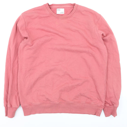 Colorful Standard Women’s Pink Organic Cotton Pullover Sweatshirt L