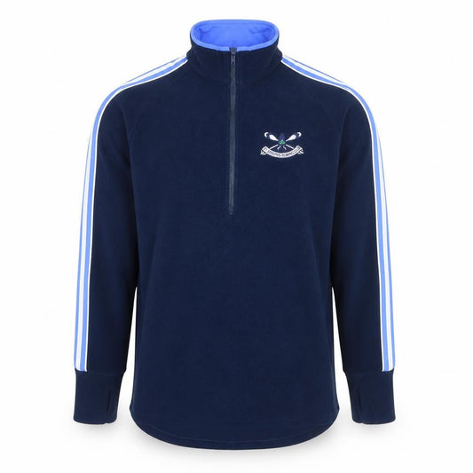 Stitch Men's Blue Fleece Half Zip Rowing Track Jacket Size L