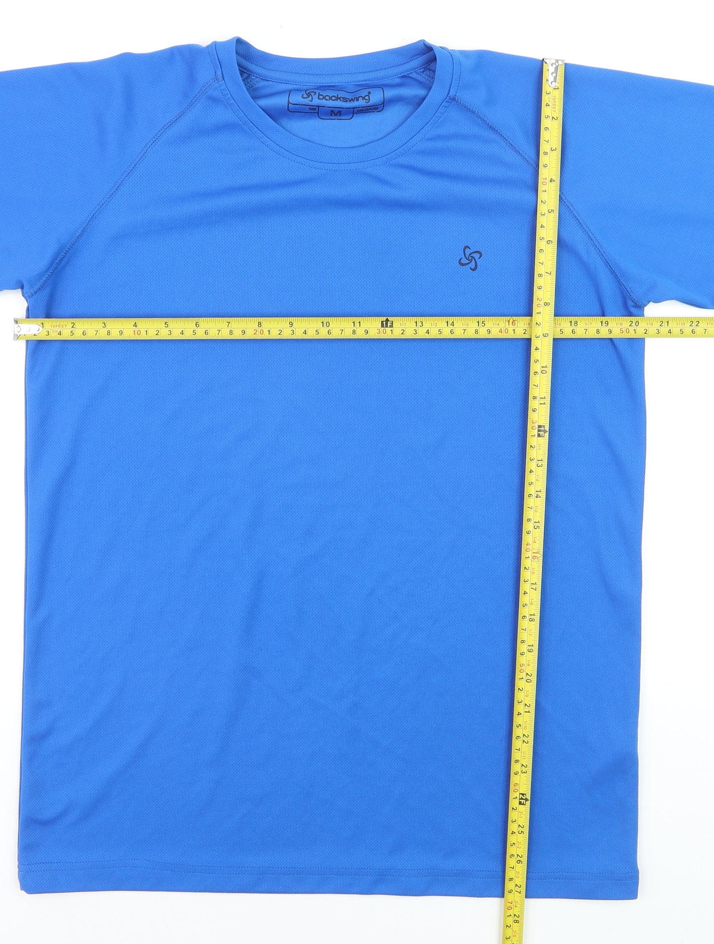 Backswing Mens Blue Medium Athletic T-Shirt Lightweight Sports Top