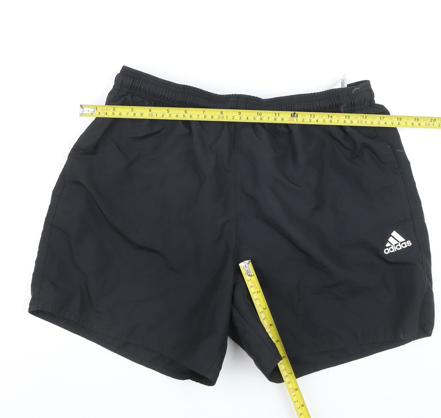 Adidas Men's Black Primegreen Sports Shorts L Quick Dry