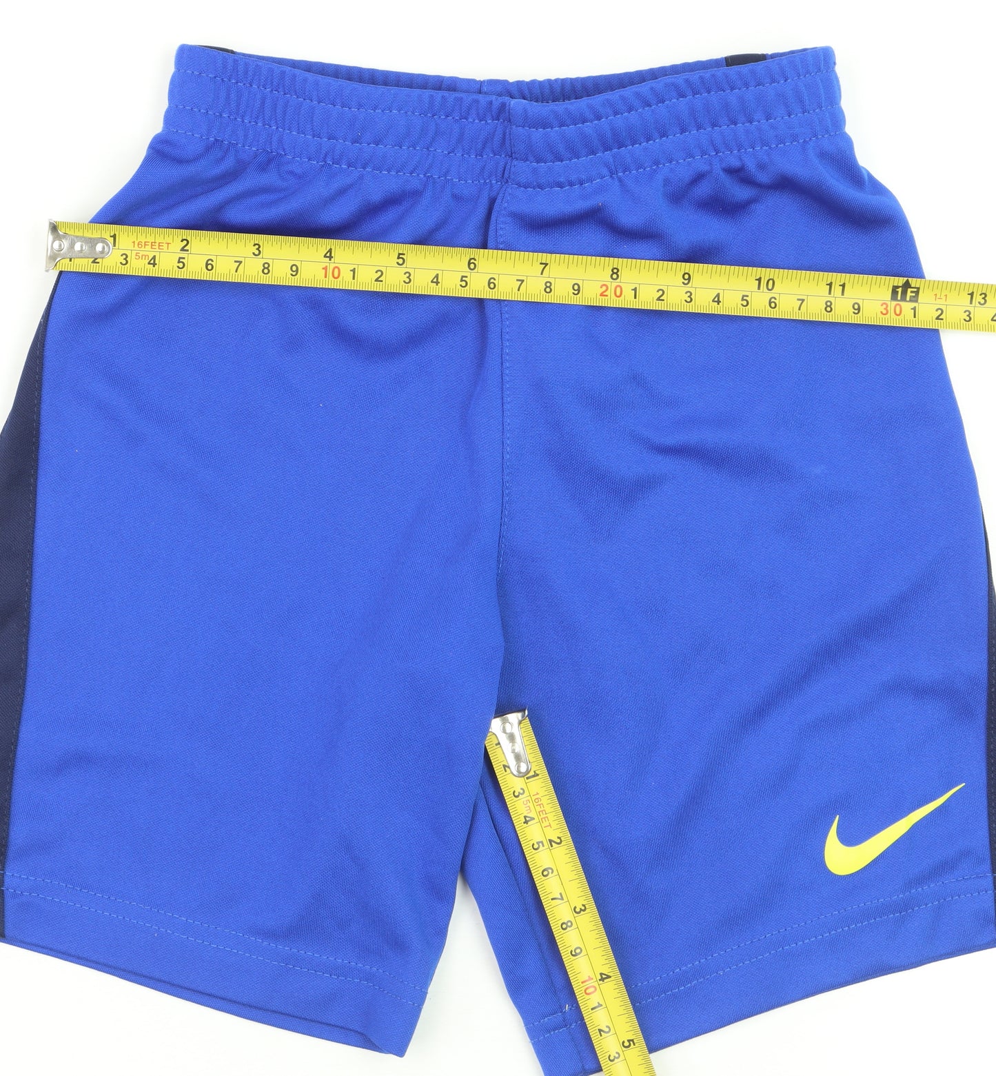 Nike Boys Blue 5-6 Years Athletic Football Shorts 100% Polyester