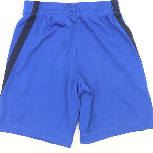 Nike Boys Blue 5-6 Years Athletic Football Shorts 100% Polyester