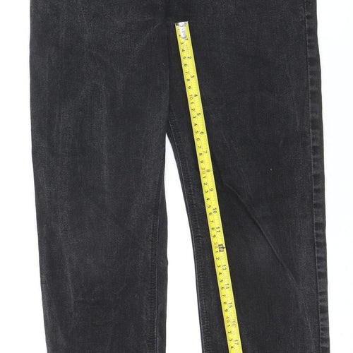 French Connection Womens Black Slim Straight Jeans Size S