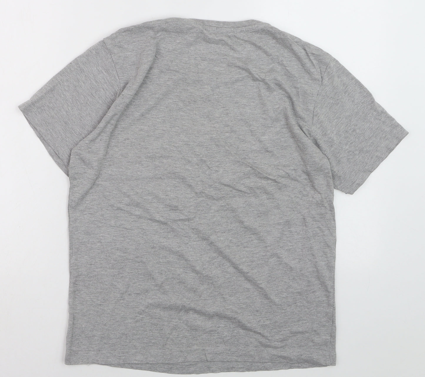 Farah Men’s Grey Crew Neck Short Sleeve T-Shirt Medium