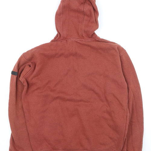 Regatta Men’s Brown Pullover Hoodie Size S Fleece Outdoor Warm Top