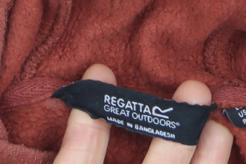 Regatta Men’s Brown Pullover Hoodie Size S Fleece Outdoor Warm Top