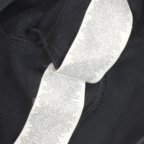 Nike Women's Black Small Pullover Sweatshirt Crew Neck Logo Classic Fit