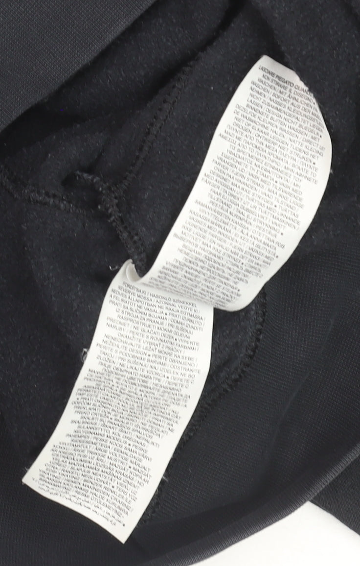 Nike Women's Black Small Pullover Sweatshirt Crew Neck Logo Classic Fit