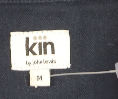 Kin by John Lewis Men's Blue Cotton Zip Jacket Size M