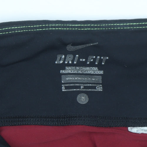 Nike Women Red Animal Print Dri-FIT Capri Leggings Size S