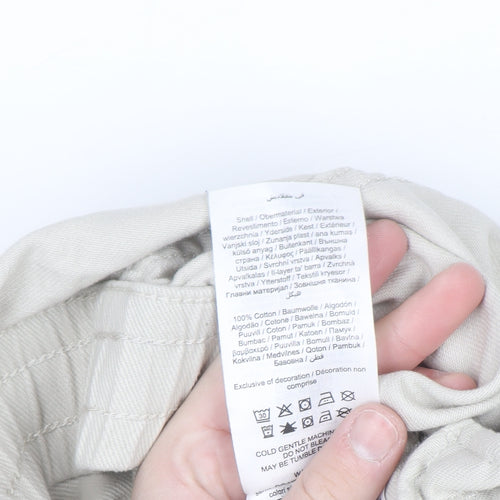 ONLY Carmakoma Beige Men's 2XL Cotton Denim Casual Jacket