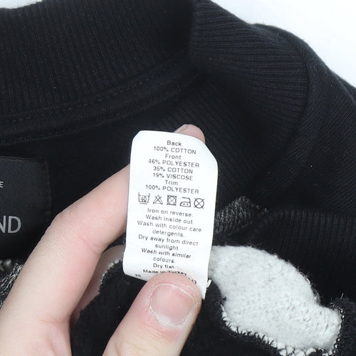 River Island Men's Grey Full Zip Sweatshirt Size L Casual Knit