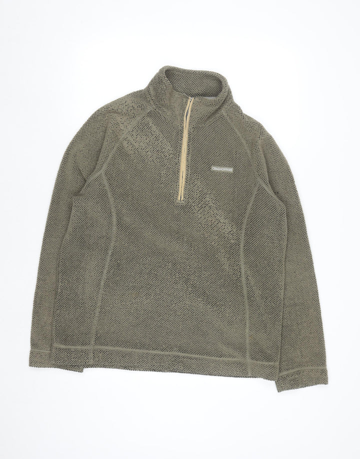 Craghoppers Men's Green XL Fleece Half Zip Pullover Sweatshirt