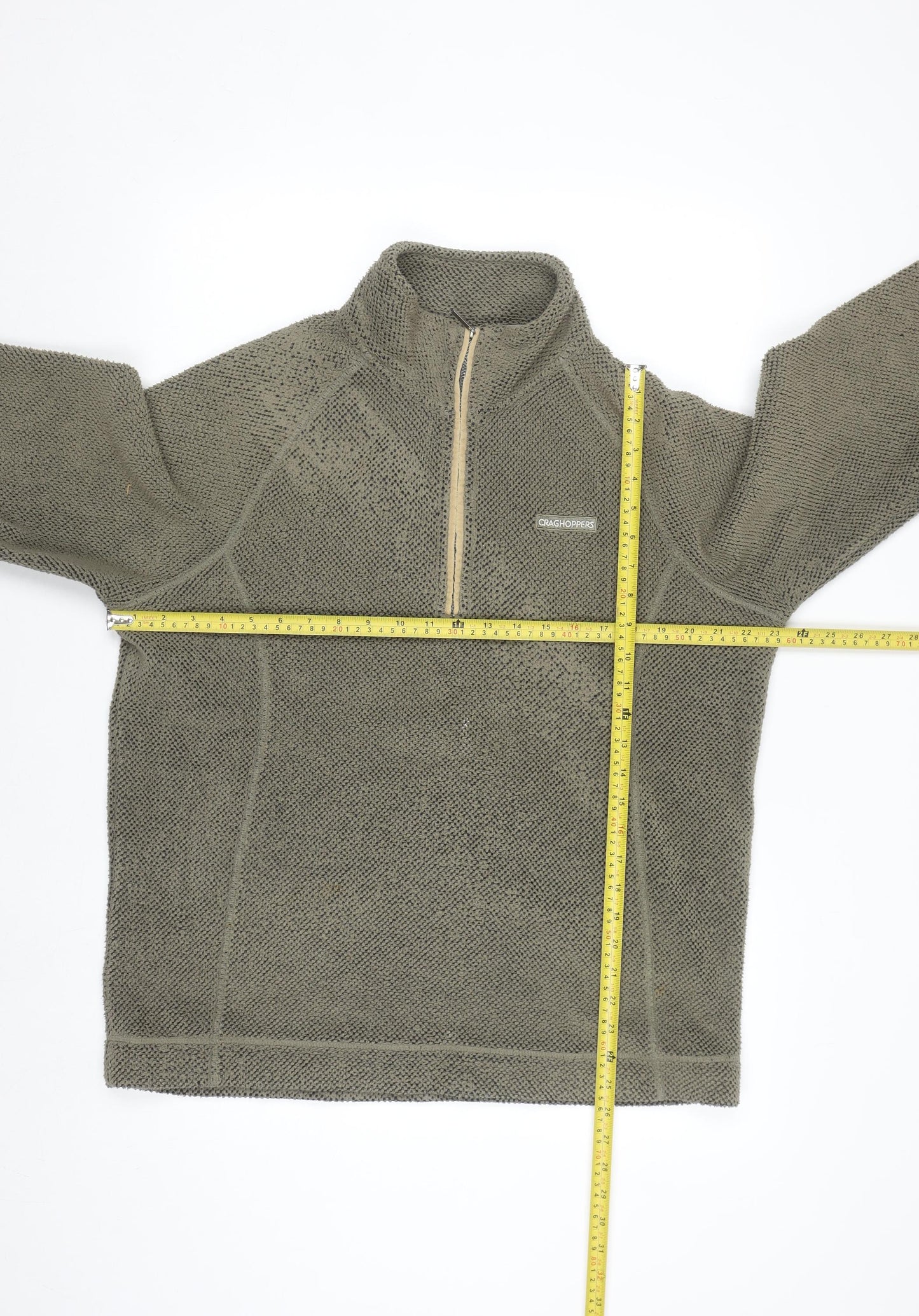 Craghoppers Men's Green XL Fleece Half Zip Pullover Sweatshirt