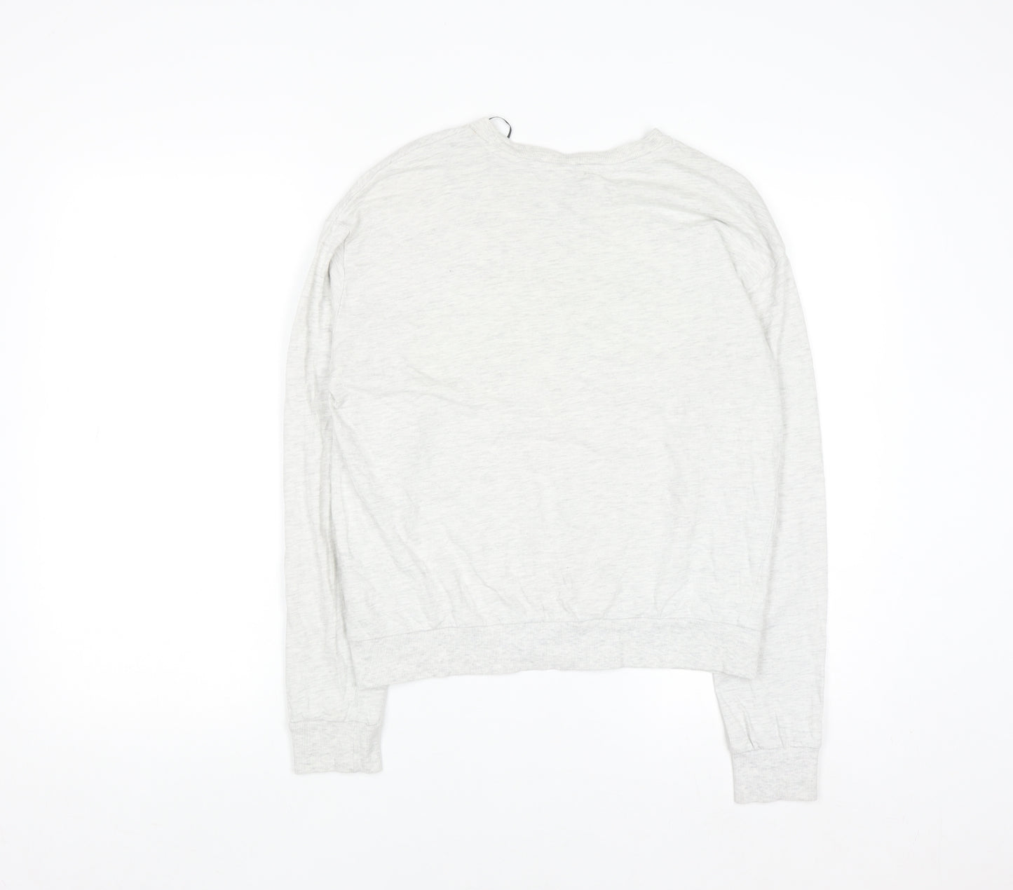 H&M Divided Women's Grey Hollywood Print Pullover Sweatshirt Size S