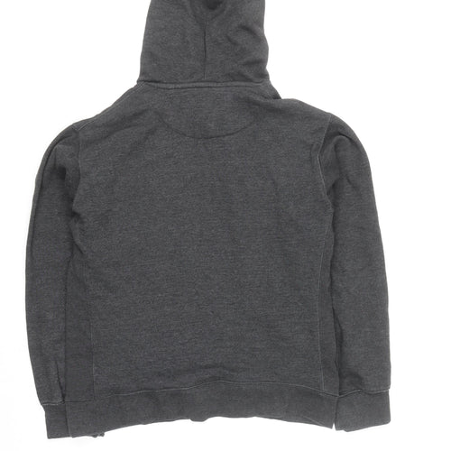 Kangol Men's Grey Pullover Hoodie L Cotton Blend