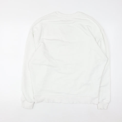 Primark Men’s White Vincent Van Gogh Art Graphic Pullover Sweatshirt XS
