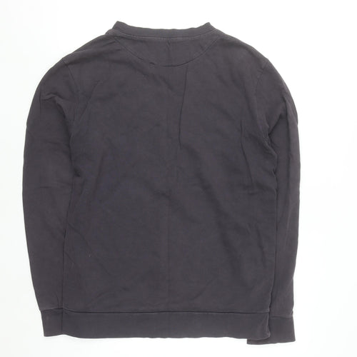 Paul Smith Men's Black HAUS Logo Sweatshirt Size L Pullover