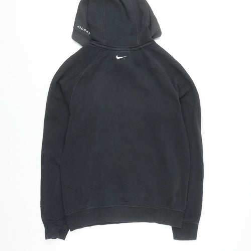 Nike Men's Black XS Pullover Hoodie with Logo Graphic Print