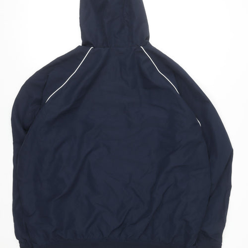 McKenzie Men's Blue XL Hooded Windbreaker Jacket Lightweight