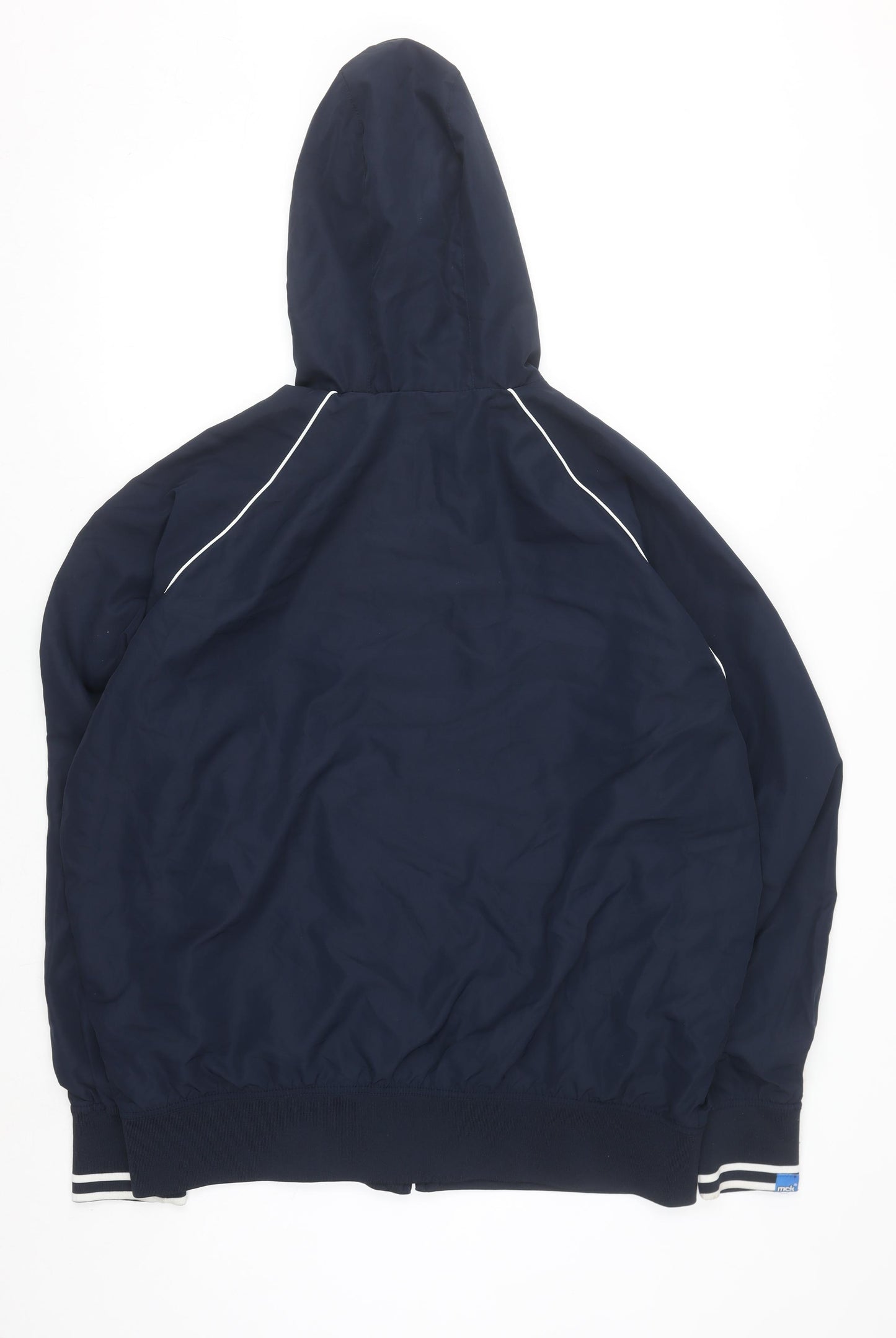 McKenzie Men's Blue XL Hooded Windbreaker Jacket Lightweight