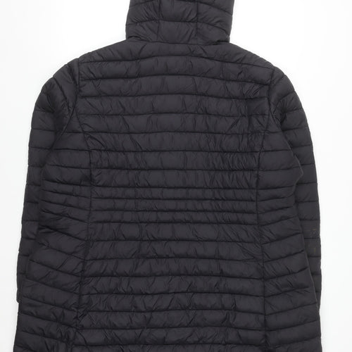 Dunnes Stores Men Black 2XL Hooded Puffer Coat Lightweight