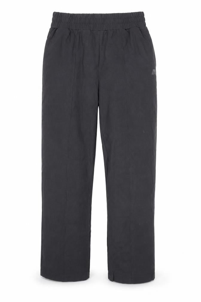 Front view of 4th & Reckless Men's Black Regular Fit Stretch Trousers L