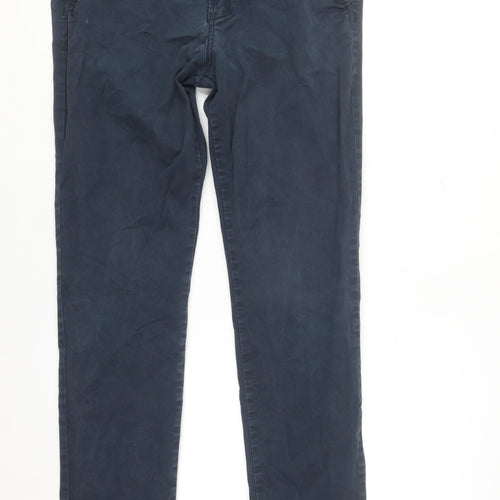 Jack & Jones Men's Blue Regular Fit Chino Trousers 30W 32L