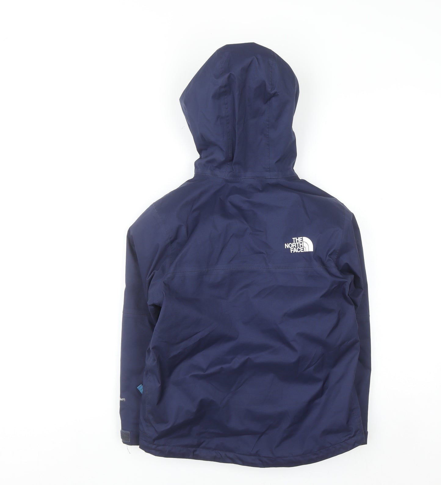 The North Face Boys Blue Waterproof Hooded Winter Parka Jacket XS
