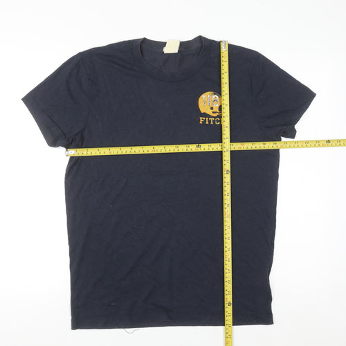Abercrombie & Fitch Men’s Blue Muscle Fit Graphic T-Shirt Size M