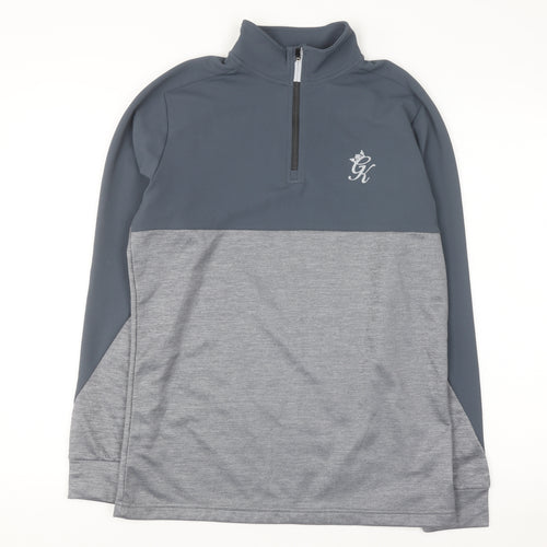 Gym King Men's Grey 1/2 Zip Pullover Sweatshirt Size S