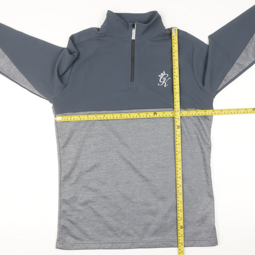 Gym King Men's Grey 1/2 Zip Pullover Sweatshirt Size S