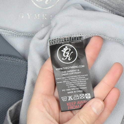 Gym King Men's Grey 1/2 Zip Pullover Sweatshirt Size S