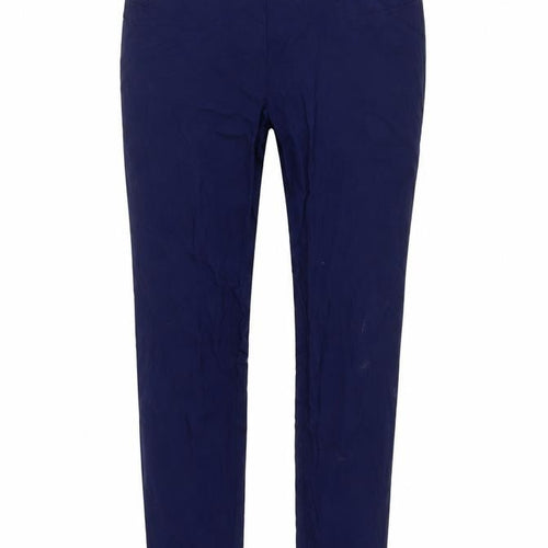 Kelly & Grace Women's Blue Slim Fit Stretch Trousers Size 12