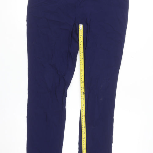 Kelly & Grace Women's Blue Slim Fit Stretch Trousers Size 12