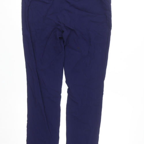Kelly & Grace Women's Blue Slim Fit Stretch Trousers Size 12
