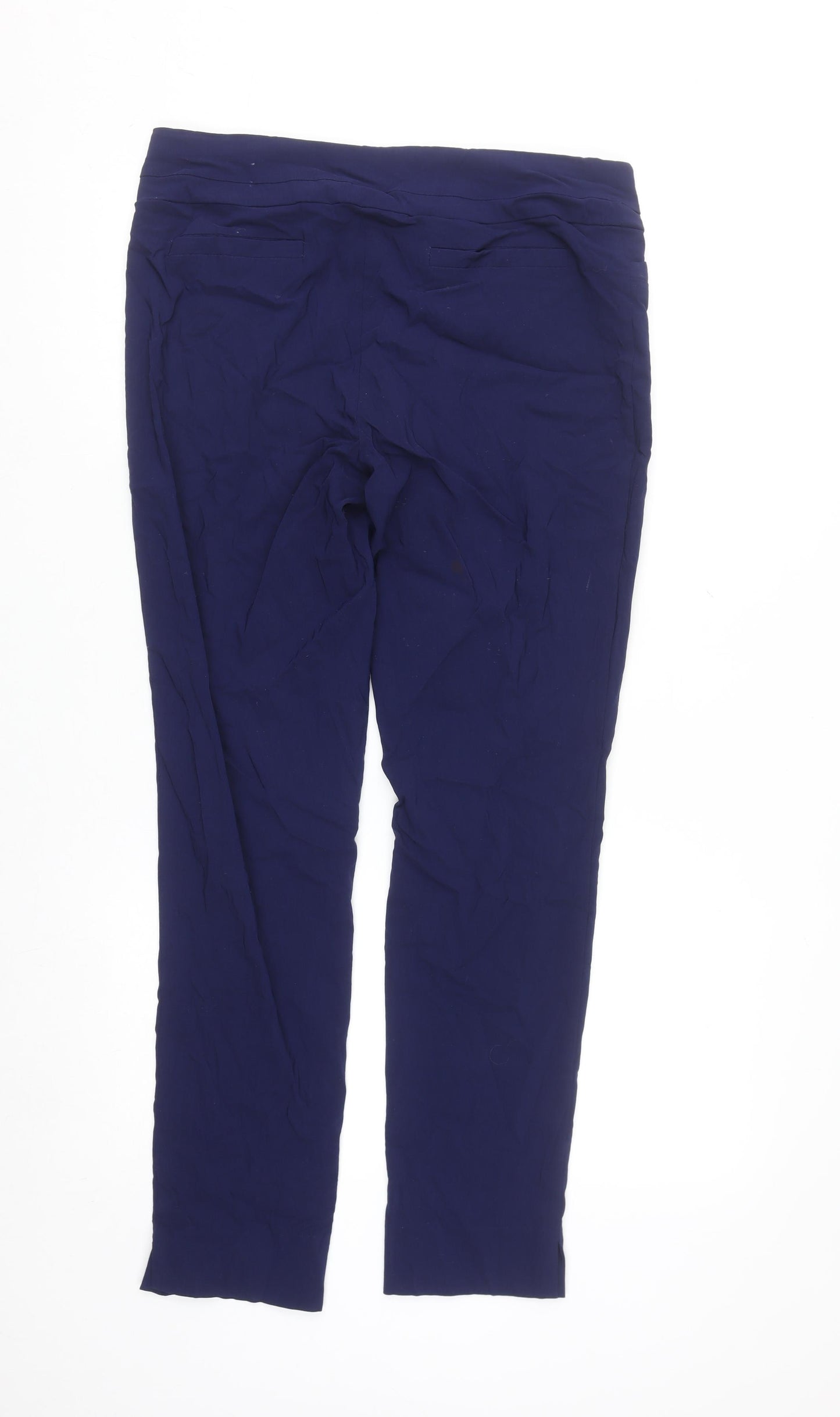 Kelly & Grace Women's Blue Slim Fit Stretch Trousers Size 12