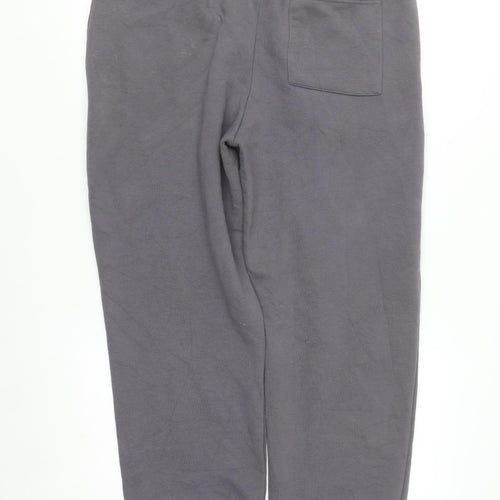Harvard Men's Grey Jogger Sweatpants Medium Fleece Activewear Trousers