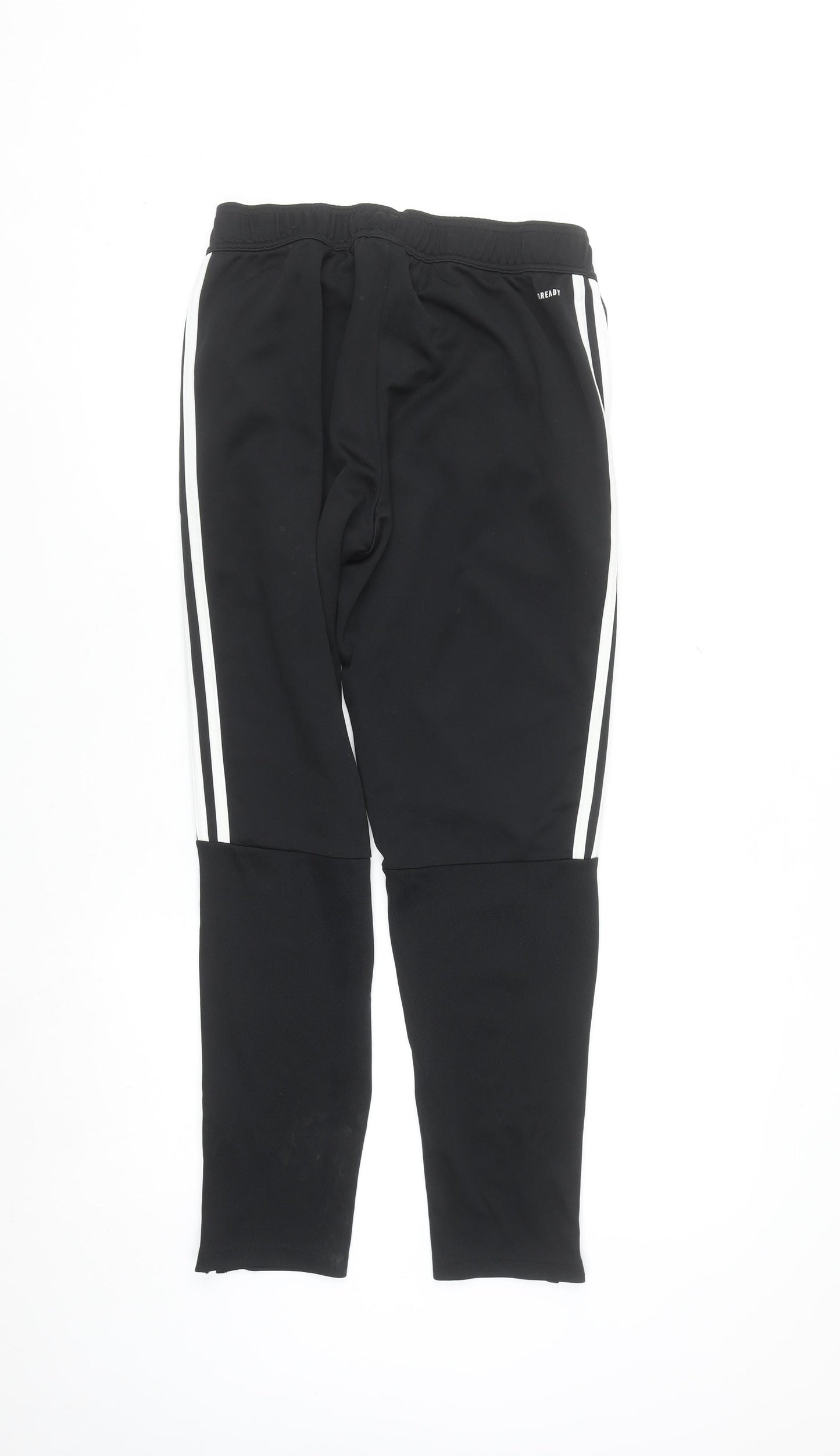 Adidas Men Black M Track Pants Slim Fit Moisture Wicking Tapered