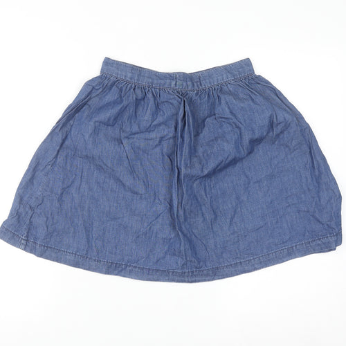 New Look Women’s Blue Denim A-Line Button Skirt UK 10