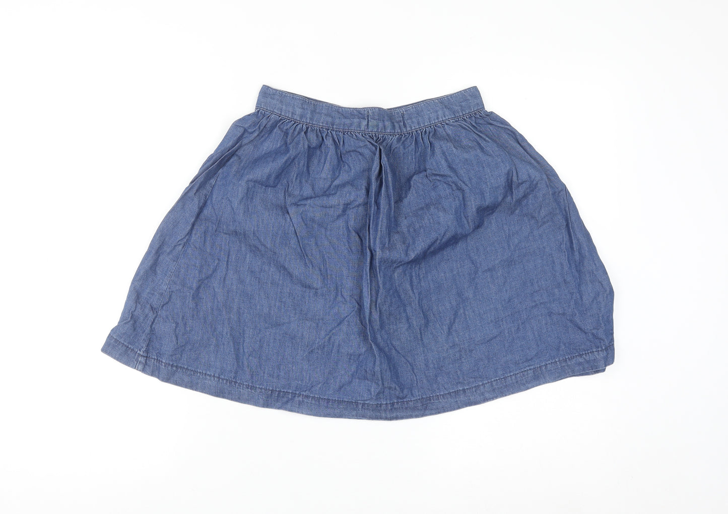 New Look Women’s Blue Denim A-Line Button Skirt UK 10
