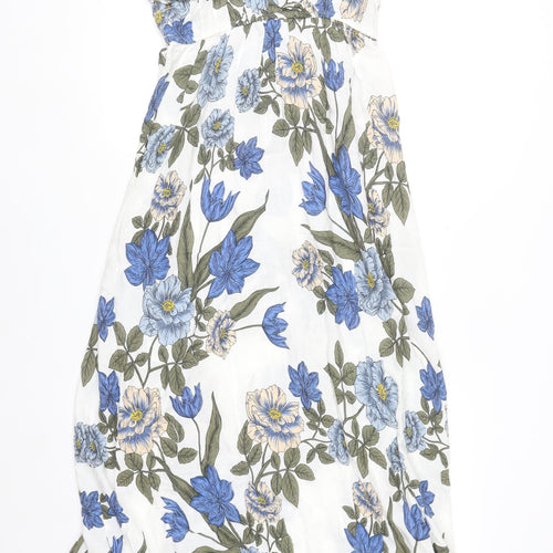 J.STARS Womens Multicoloured Floral Maxi Dress L Lightweight