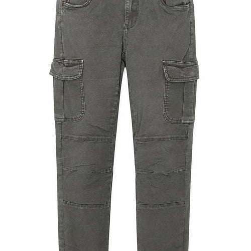 ONLY Boys Green Cargo Trousers 10 Years Regular Fit Cotton Twill
